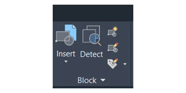 پنل Block در نرم افزار اتوکد