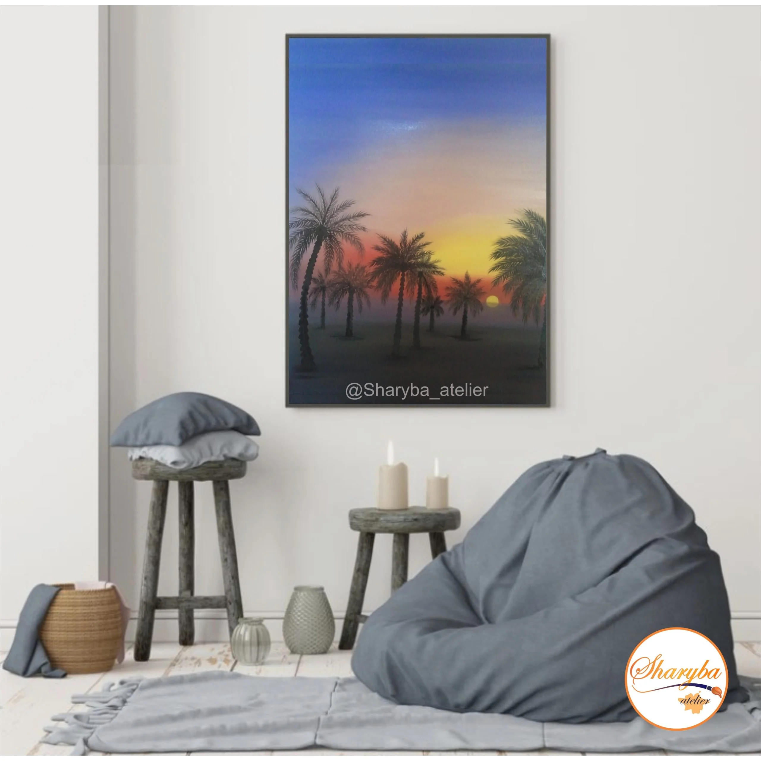 آموزش نقاشی رنگ روغن - Oil painting