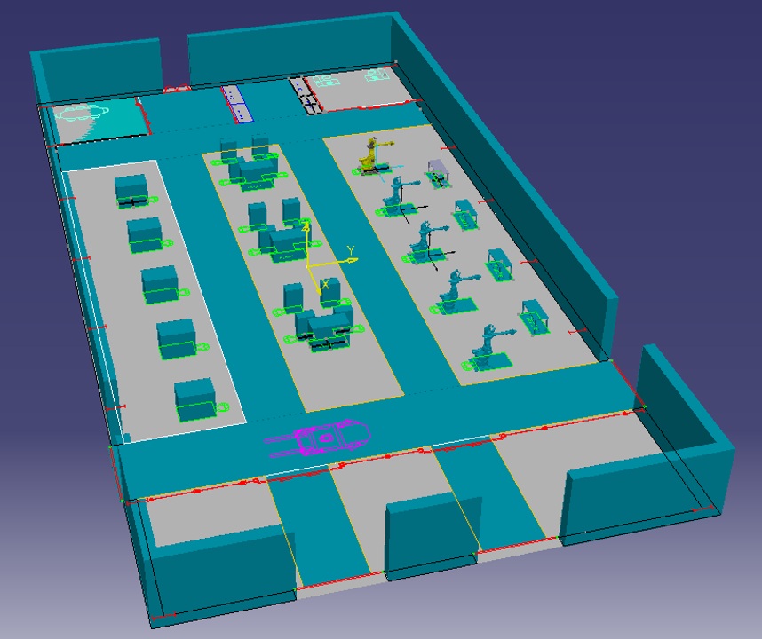 محیط Plant Layout در کتیا